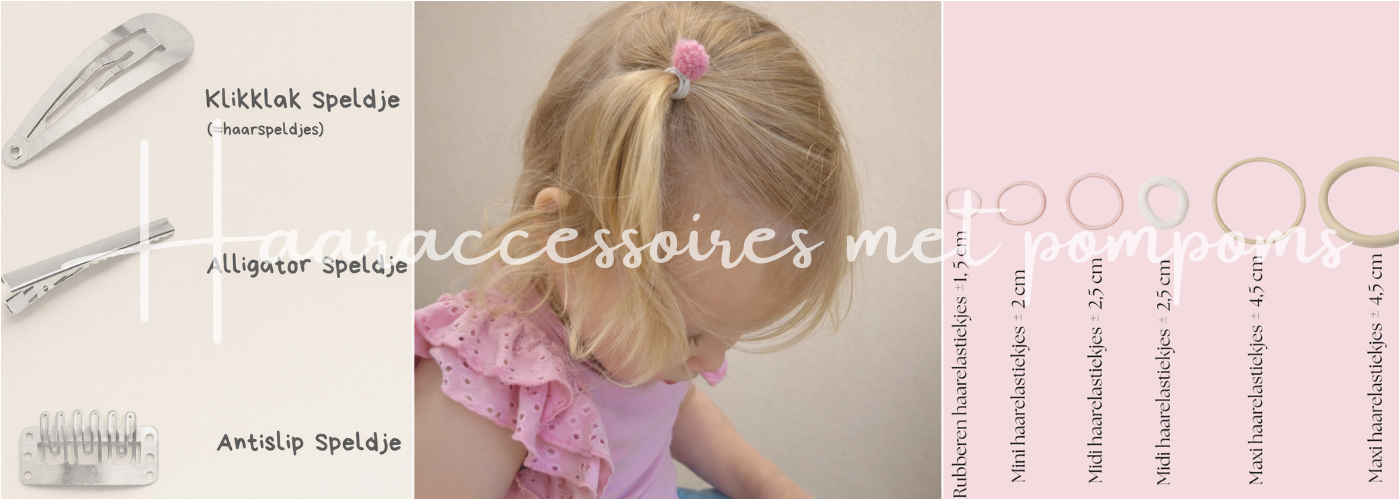 Haarelastiekjes met pompom