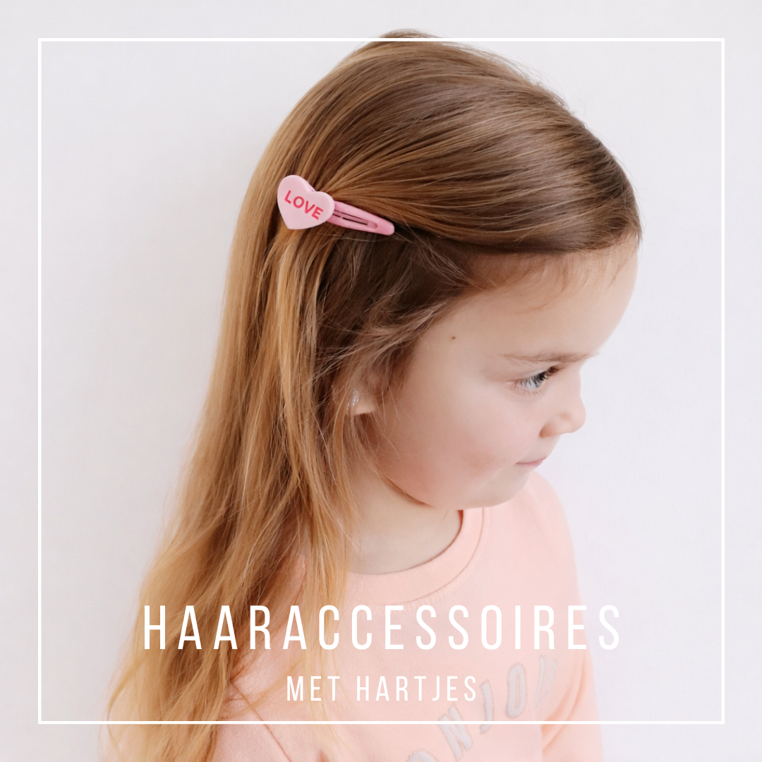 Haarspeldje met hartjes