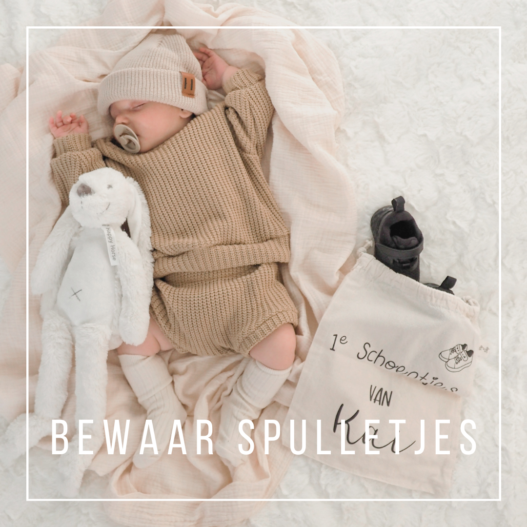 Bewaarzakjes voor speen en schoenen